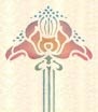 Lily Panel Stencil 18.5" STL3107PL18